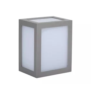 Kinkiet Zewnętrzny Oprawa Ścienna V-Tac 12W Led Ip65 Szara Vt-822 3000K 1250Lm - Lampy ogrodowe - miniaturka - grafika 1