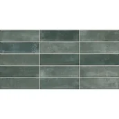 Płytki ceramiczne - Glazura Moha Bricks Green 30x60 Artens - miniaturka - grafika 1