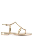 Sandały damskie - Badura Sandały JOSEPHE-SL2286-2 Złoty - miniaturka - grafika 1