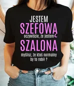 Koszulki i topy damskie - koszulka dla szefowej - miniaturka - grafika 1