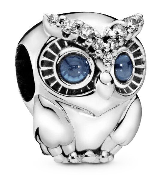 Charms Pandora 798397NBCB Błyszcząca sowa