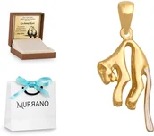 Zawieszki - Rodium Złota zawieszka 585 fantazyjna prezent grawer - miniaturka - grafika 1