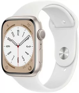 Apple Watch 8 45mm Aluminium MP6N3EL/A Biały - Smartwatch - miniaturka - grafika 1