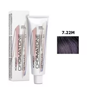 Farby do włosów i szampony koloryzujące - Montibello Farba Cromatone Metallics 60ml 7.22M - miniaturka - grafika 1