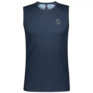 Scott Koszulka Ramiączka Ms Trail Run Mężczyzna, Niebieski, XL - Koszulki sportowe męskie - miniaturka - grafika 1