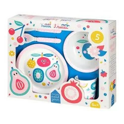 Maison Petit Jour Maison Petit Jour: zestaw obiadowy Tutti Frutti - Zestawy naczyń dla dzieci - miniaturka - grafika 1
