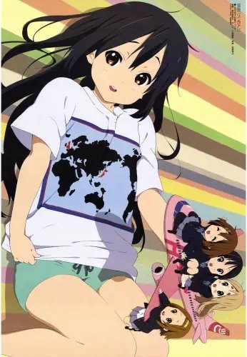 Plakat Anime Manga K-on! KON_106 A2 (custom)