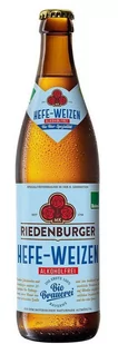 Piwo bezalkoholowe pszeniczne BIO 500 ml RIEDENBURGER - Piwo - miniaturka - grafika 1