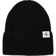 Czapki dla dzieci - CALVIN KLEIN JEANS Czapka MONOGRAM RIB - miniaturka - grafika 1