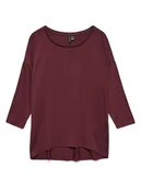 Koszulki i topy damskie - Vero Moda Koszulka w kolorze fioletowym - miniaturka - grafika 1