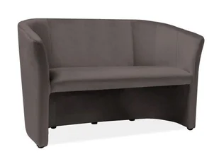 Sofa Tm-2 Velvet Wenge / Bluvel 14 Szara - Sofy i kanapy - miniaturka - grafika 1