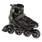 Rolki - Na9157 Czarno-Fioletowy Rozm. 43 Łyżworolki Nils Extreme - miniaturka - grafika 1