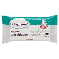 Chusteczki nawilżane - Babydream, Myjki jednorazowe nawilżane z aloesem i rumiankiem - miniaturka - grafika 1