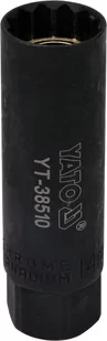 Nasadka do świec 3/8"""" 14 mm 12PT YT-38510 YT-38510 - Klucze i nasadki - miniaturka - grafika 4