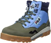 Kozaki damskie - FILA Damskie Grunge II O mid wmn modne kozaki, Loden Green-Adriatic Blue, 42 EU - miniaturka - grafika 1