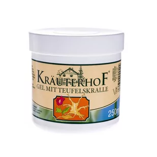 Krauterhof Żel z diabelskim pazurem 250 ml - Żele i maści lecznicze Krauterhof Żel z diabelskim pazurem 250 ml - Żele i maści lecznicze - miniaturka - grafika 1