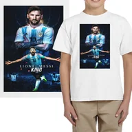 Moda i Uroda OUTLET - 3180 KOSZULKA DZIECIĘCA LIONEL MESSI ARGENTYNA 152 - miniaturka - grafika 1