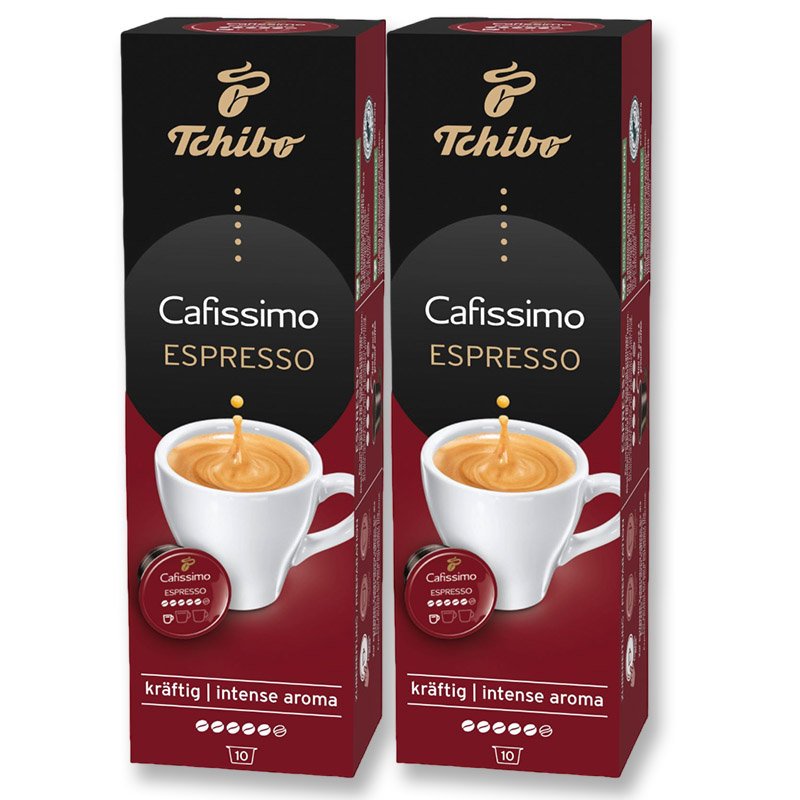 Kapsułki Tchibo Cafissimo Espresso Intense Aroma Zestaw 2X 10 Sztuk Kaps.