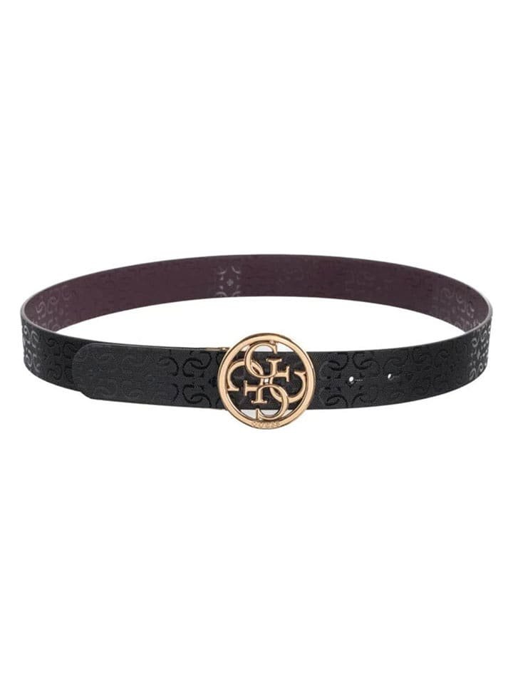Guess Pasek w kolorze czarnym