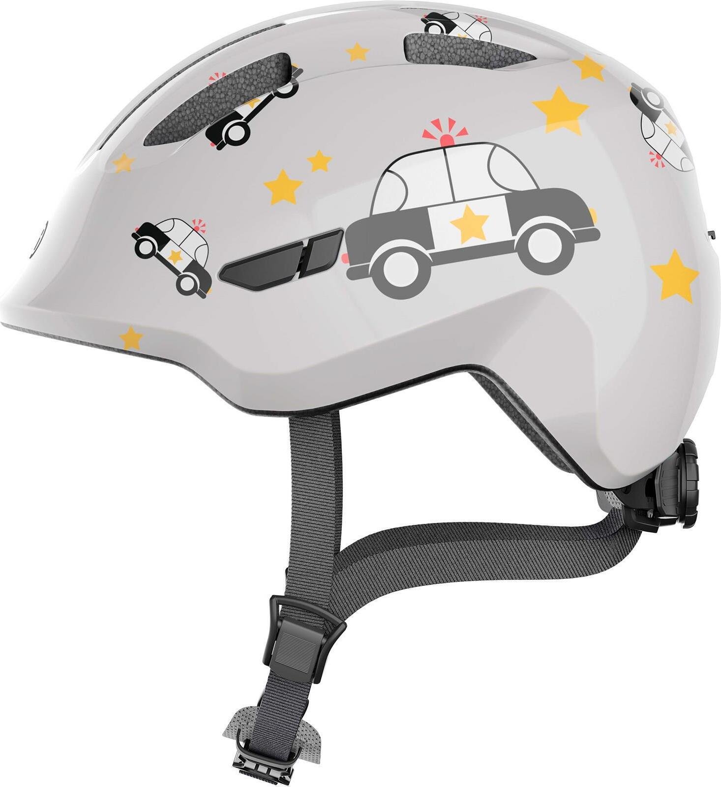 Abus Smiley 3.0 Grey Police S Dziecięcy kask rowerowy