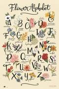Plakaty - Flowers Alphabet - plakat - miniaturka - grafika 1