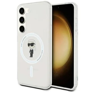 Karl Lagerfeld KLHMS23SHFCKNOT S23 S911 transparent hardcase IML Ikonik MagSafe - Etui i futerały do telefonów - miniaturka - grafika 9