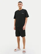 Piżamy męskie - Jack&Jones Piżama Everest 12273635 Czarny Standard Fit - miniaturka - grafika 1