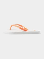 Klapki i japonki damskie - 4F Japonki dziewczęce - beżowe 38 - miniaturka - grafika 1