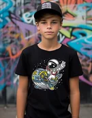 Koszulki dla chłopców - koszulka dla chłopca z astronautą - miniaturka - grafika 1