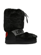 Śniegowce damskie - LOVE MOSCHINO Śniegowce JA24222G0HJW0000 Czarny - miniaturka - grafika 1