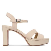 Sandały damskie - Sandały Tamaris 1-28309-42 Beżowy - miniaturka - grafika 1