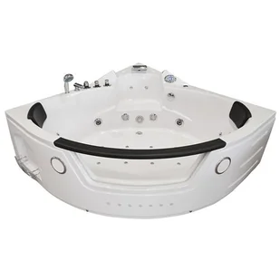 Wanna z hydromasażem narożna Turbo+ 157x157 cm MO-10632T+ XL - Wanny z hydromasażem - miniaturka - grafika 1