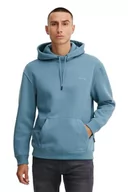 Bluzy męskie - Blend Męska bluza BHDownton Hood bluza z kapturem, 184217_Bluestone, XXL - miniaturka - grafika 1