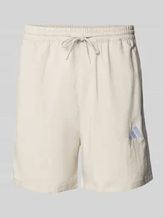 Szorty z wyhaftowanym logo i elastycznym pasem - Spodenki męskie - miniaturka - grafika 1