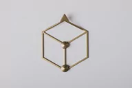 Wieszaki i stojaki - POLYHEDRA Wieszak Stiga XS Gold - miniaturka - grafika 1