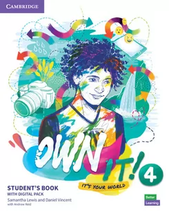 Own it! 4 Students Book with Practice Extra Lewis Samantha Vincent Daniel Reid Andrew - Nauka - miniaturka - grafika 1