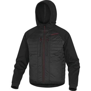 Delta Plus Kurtka z dwóch materiałów 2 laminowane warstwy kolor czarny rozmiar 3XL MOOVENC3X MOOVENC3X - Odzież robocza - miniaturka - grafika 1