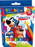 Flamastry - St. Majewski St. Spółka Akcyjna Sp.k. St Moje Bambino, flamastry, 12 kolorów - miniaturka - grafika 1