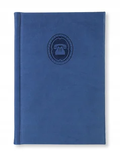 NIEBIESKI Notes telefoniczny kieszonkowy A6 TURY - Planery - miniaturka - grafika 1