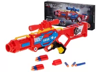 Zabawki militarne - Hasbro Wyrzutnia karabin Blaze Storm + strzałki czer - miniaturka - grafika 1