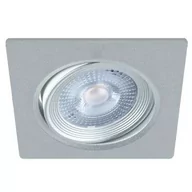 Lampy sufitowe - Ideus LAMPA sufitowa MONI 03860 kwadratowa OPRAWA wpust LED 5W 4000K regulowany srebrny 03860 - miniaturka - grafika 1