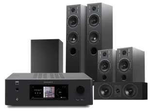 Kino domowe NAD T758 V3i (czarny) + Diva 5 (czarny) +Diva 3 (czarny) + Diva 7 (czarny) + Basso 880 (czarny) - Kino domowe - miniaturka - grafika 1