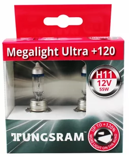Tungsram H1 12V 55W P14.5s MEGALIGHT ULTRA +120% - Żarówki samochodowe - miniaturka - grafika 1