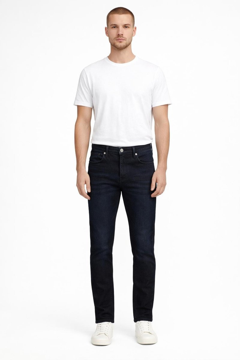 PEPE JEANS GRANATOWE KLASYCZNE JEANSY MĘSKIE Z BAWEŁNY 29/34 AWA
