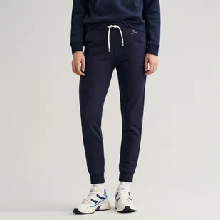 Damskie Spodnie GANT LOCK UP SWEAT PANTS 4204911.433 – Niebieski - Spodnie damskie - miniaturka - grafika 1