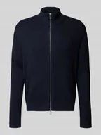 Swetry męskie - Kurtka z dzianiny ze stójką - miniaturka - grafika 1