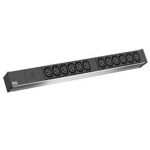 Bachmann 800.2284 rozdzielacz zasilania PDU 12 x gniazdo sieciowe 1U Czarny - Inne akcesoria audio-wideo - miniaturka - grafika 1