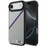 Etui i futerały do telefonów - Etui BMW M Tricolor Metal Logo MagSafe do iPhone Air szary - miniaturka - grafika 1