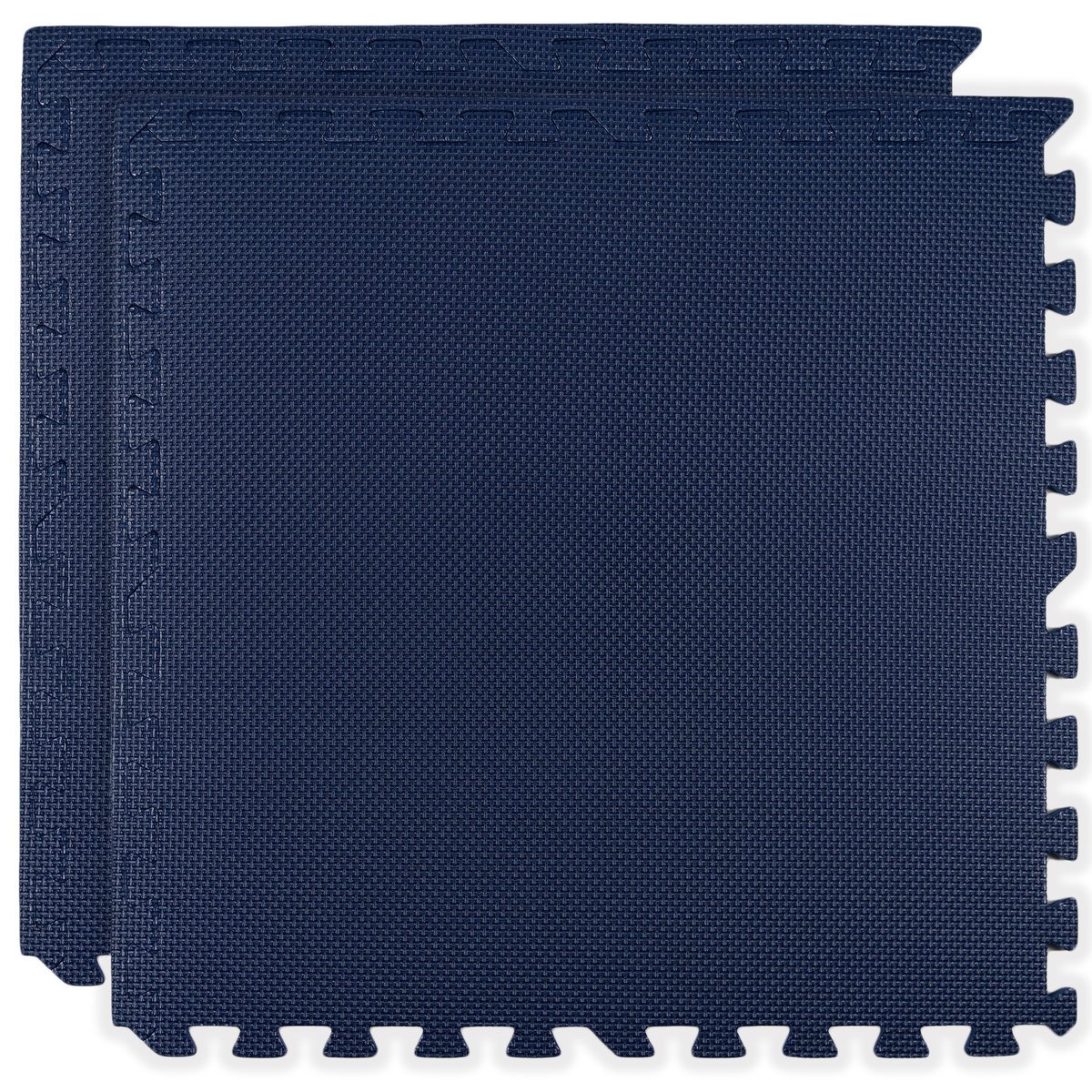 Mata piankowa podłogowa Humbi 120x60 Duże puzzle piankowe wodoodporne bezpieczne 2 szt. Granatowa