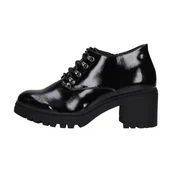 Botki damskie - Czarne lakierowane botki damskie na obcasie Vinceza 10811 Lak - miniaturka - grafika 1